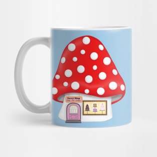 Mushroom Sweet Shop Illustration Mug